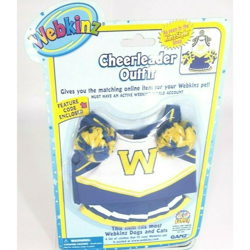 Webkinz CHEERLEADER OUTFIT  NEW Sealed Unused Code
